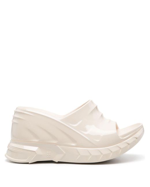 Givenchy Marshmallow Sandalen Met Plateauzool in het Natural