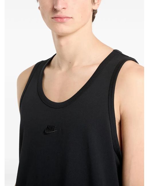 Nike Black Premium Essentials Scoop-Neck Tank Top for men