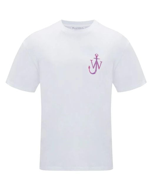 J.W. Anderson White Naturally Sweet Cotton T-Shirt for men