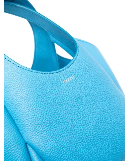 Coperni Blue Bucket Swipe Leather Bag
