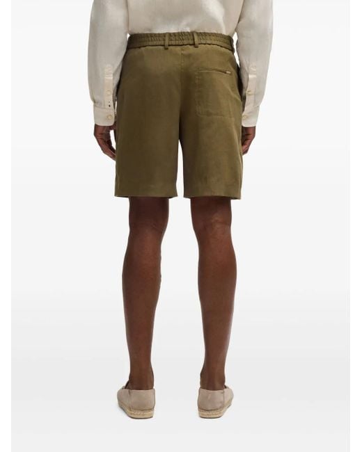 Boss Green Drawstring Bermuda Shorts for men