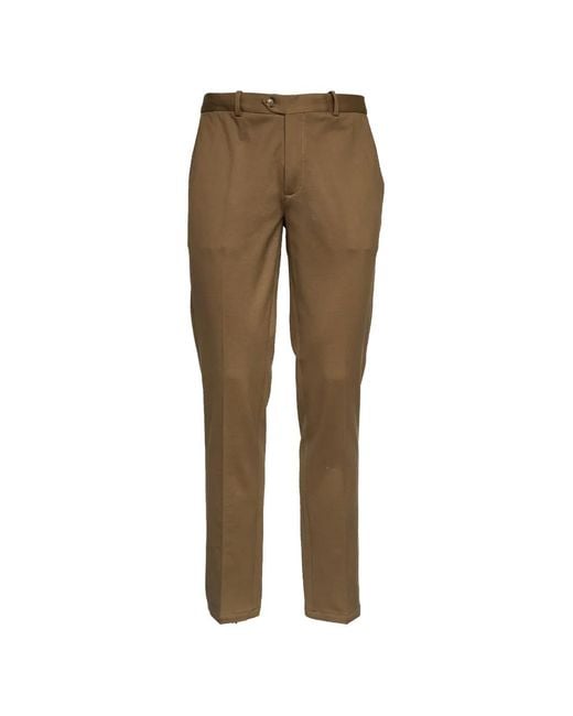 Circolo 1901 Natural Piqué-Texture Trousers for men