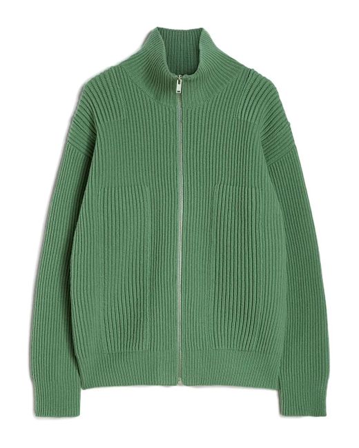Jil Sander Klassischer Cardigan in Green für Herren