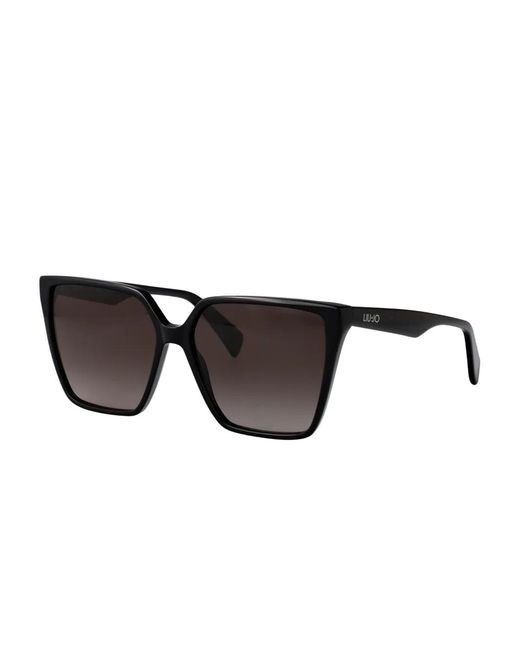 Liu Jo Black Square-Frame Sunglasses