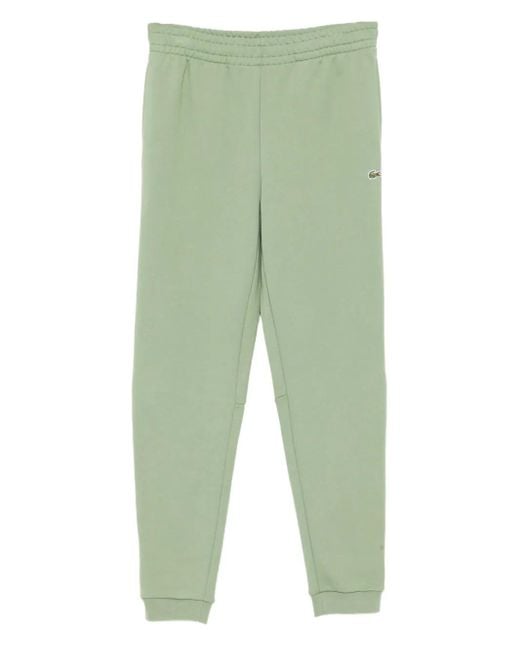 Lacoste Green Cotton Track Pants for men