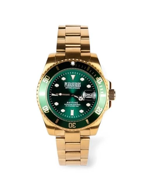Pleasures Metallic Anytime 42 Mm Watch