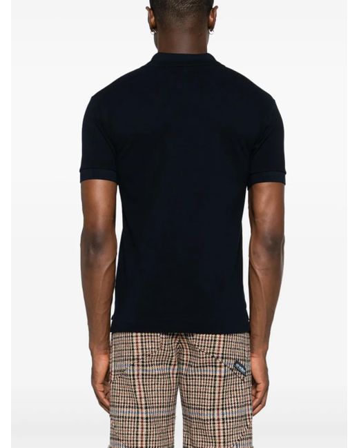 COMME DES GARÇONS PLAY Black Cotton Polo Shirt