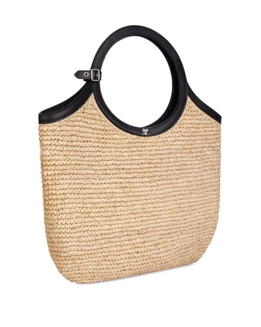 Courreges Metallic Holy Handtasche