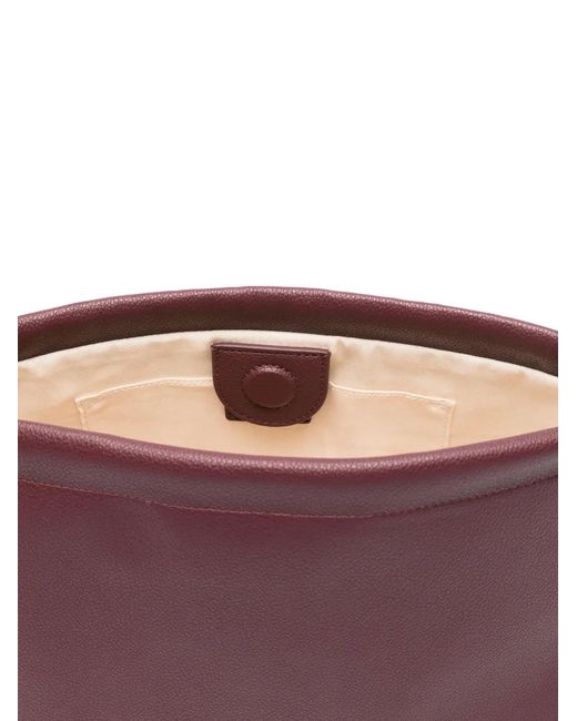 A.P.C. Purple Logo-Print Shoulder Bag
