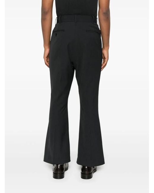 Needles Black Cropped Chinos for men