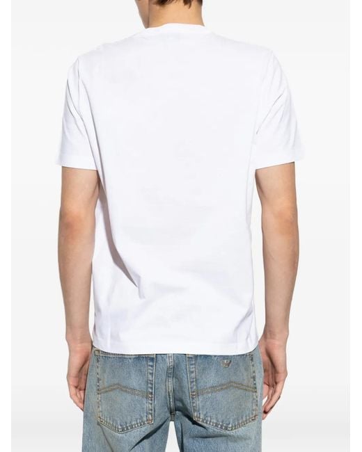 Paul Smith White Graphic-Print T-Shirt for men