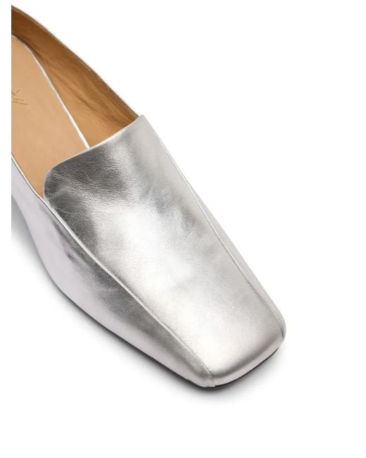 Marsèll White Spazzola Mules