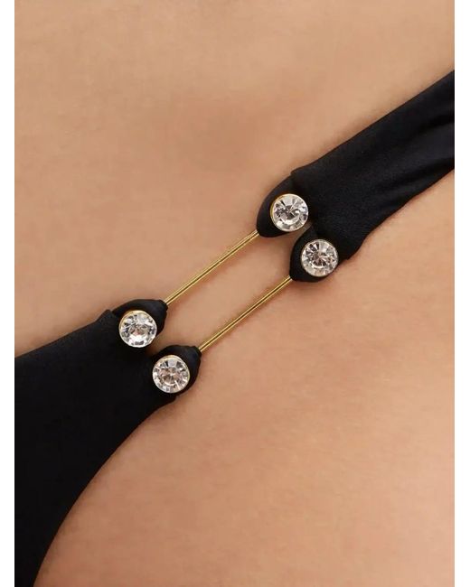 Beach Bunny Black Noelani Bikini Bottoms
