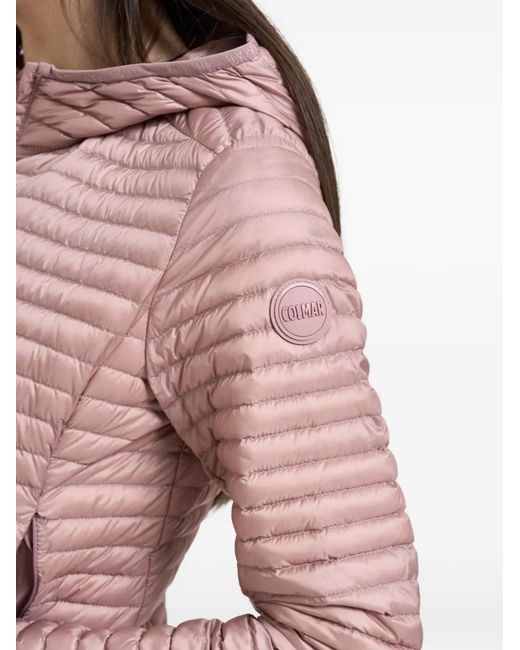 Colmar Red Quilted Hooded Jacket