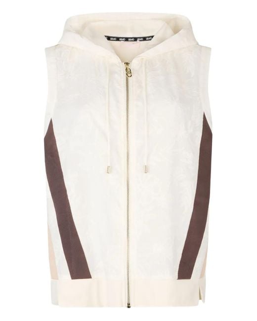 Liu Jo White Embroidered Vest