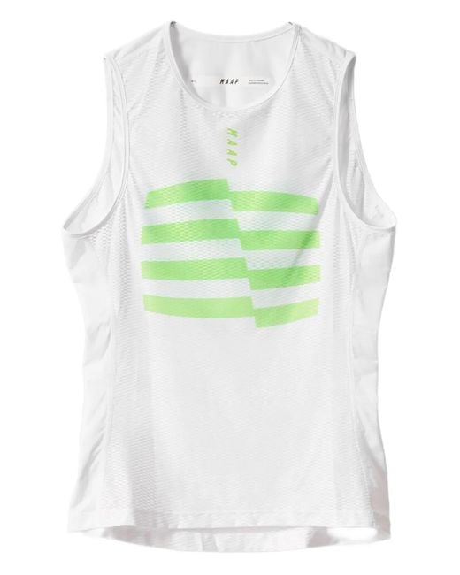 MAAP Green Graphic-Print Tank Top