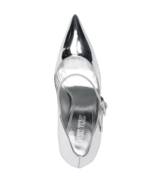 Paris Texas White Livia 11Mm Leather Pumps