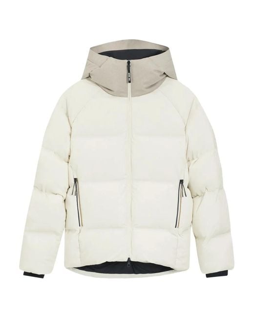 Boss White Hooded Ski Jacket