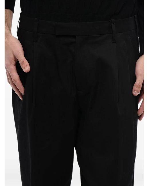 Neil Barrett Black Pantalon Mick À Plis for men