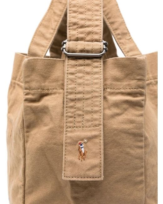 Polo Ralph Lauren Natural Embroidered Tote Bag for men