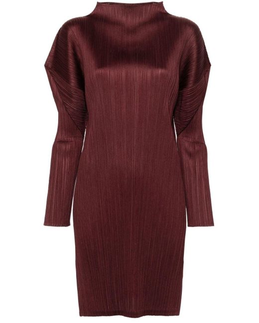 Pleats Please Issey Miyake Red Monthly Colors: February Dress