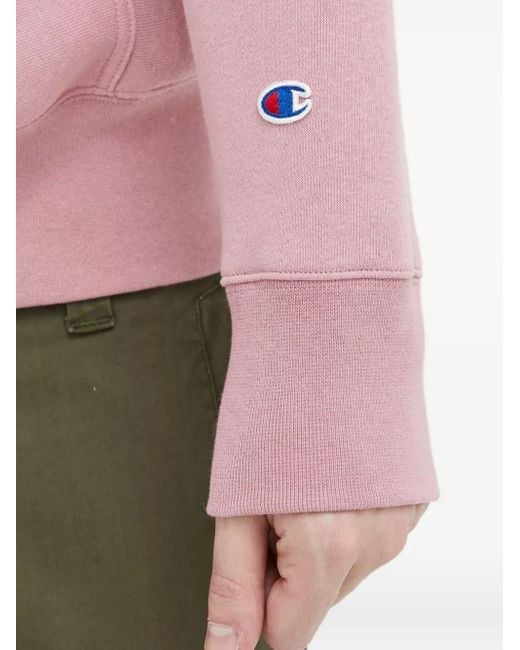 Sudadera con capucha y cordones Champion de hombre de color Pink