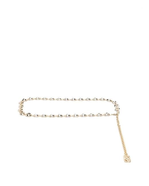 Sandro Metallic Chain-Link Belt