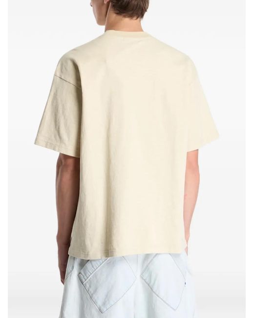Napapijri White Trahus Graphic-Patch T-Shirt for men