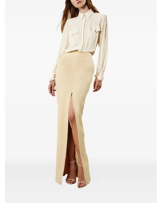 PRONOVIAS THE PARTY EDIT Natural X Elisabetta Franchi Monica Maxi Dress