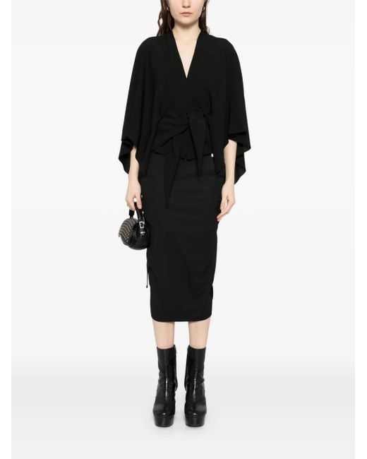 Rick Owens Black Half Moon Jacket