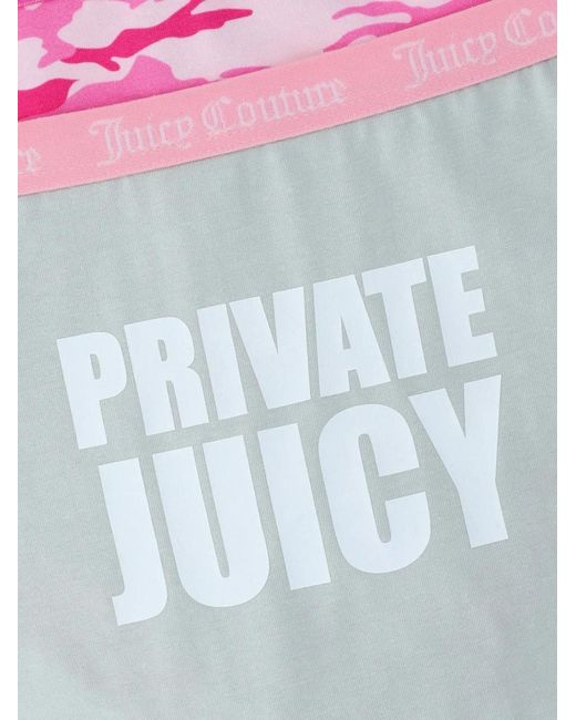 Juicy Couture Pink Logo-Waistband Briefs (Set Of Three)