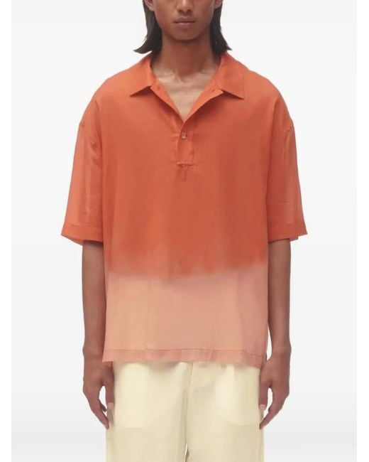 Commas Orange Chemise À Effet Dégradé for men