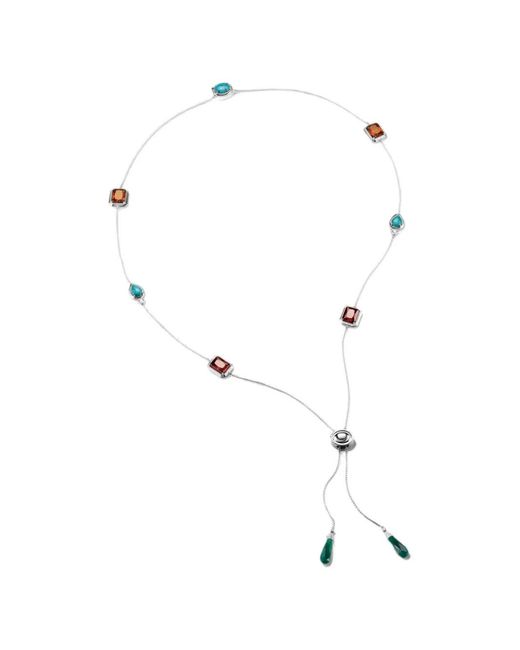 Thomas Sabo White Elyndra Halskette Mit Schmuckstein