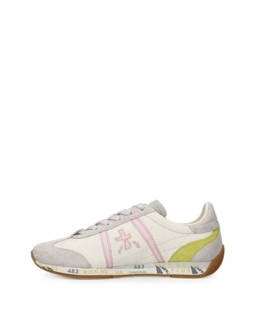 Premiata White Jackyx 25D 8230 Sneakers