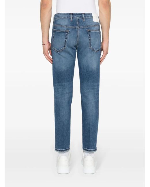 PT Torino Blue Reggae Tapered Jeans for men