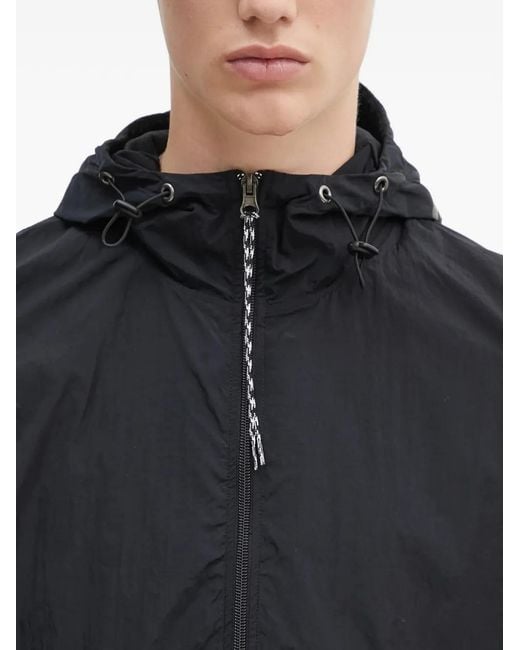 Aries Gray Hooded Zip Jacket for men