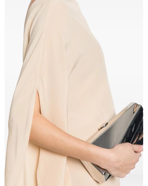 Gianluca Capannolo White Iris Asymmetric Dress