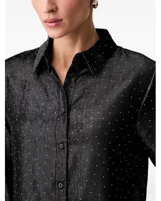 Guess Black Studded Shirt