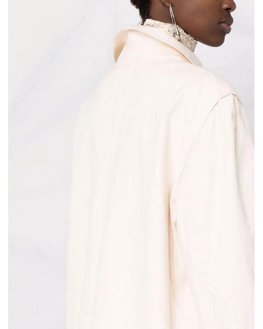 Maison Margiela White Coats Beige