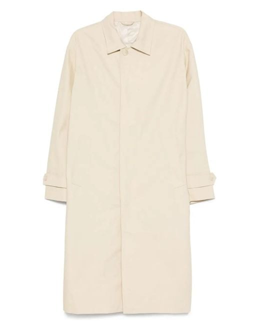 NN07 Natural Single-Breasted Coat for men