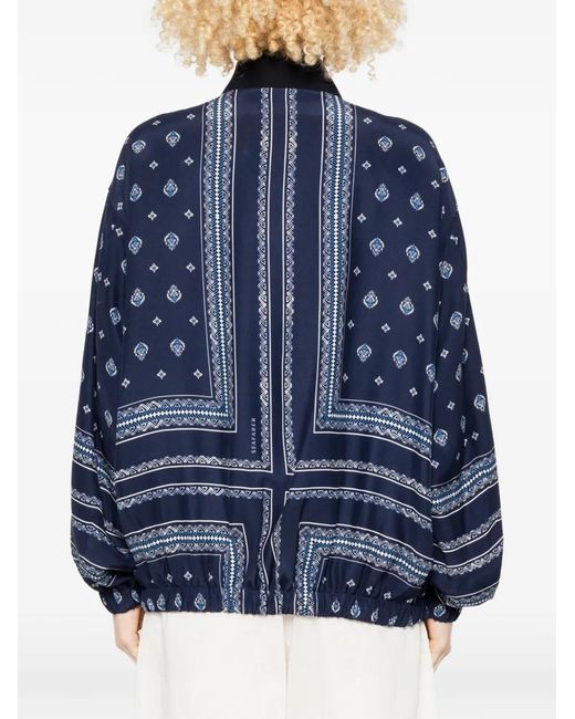 Seafarer Blue Oscar Patterned Jacket
