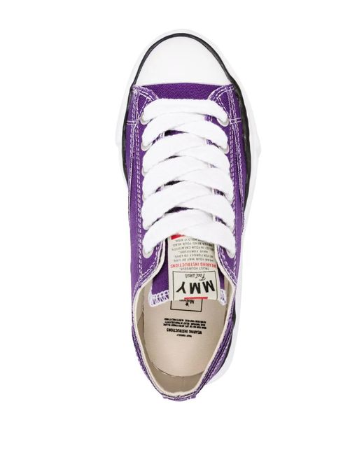 Maison Mihara Yasuhiro Purple Peterson Canvas Sneakers for men