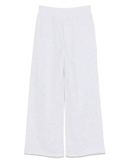 DKNY White Mélange-Effect Track Pants