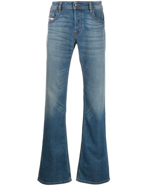DIESEL Blue Zatiny Bootcut Jeans for men