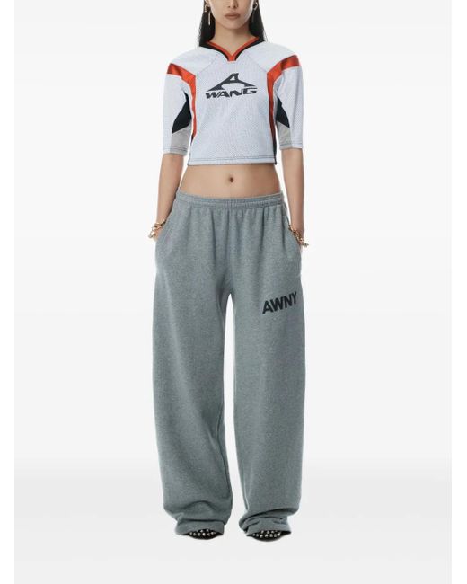 Alexander Wang Blue Graphic Articulated Trousers