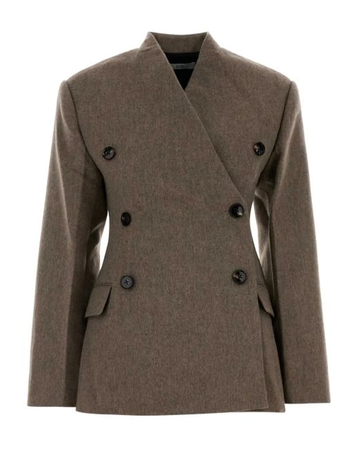 Chaqueta n doble botonadura Co. de color Brown