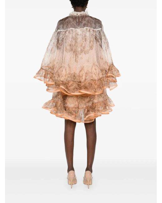 Zimmermann デコラティブ ミニドレス White