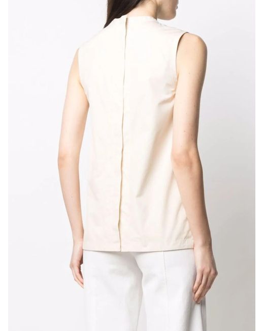 Jil Sander Multicolor Sleeveless Cotton Top