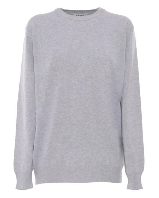 Kangra Pullover Mit Ellenbogen-Patch in Gray für Herren