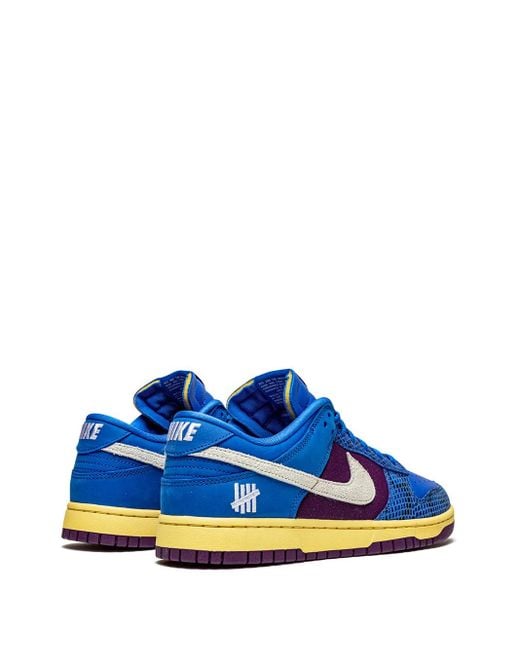 Nike Blue X Undefeated Dunk Low Sp "Undefeated Dunk Vs. Af1" Sneakers